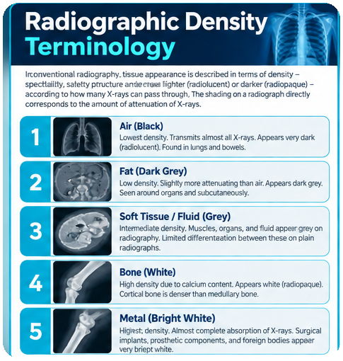 Radiographic Density Terminology sample page